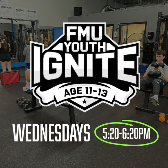 Ignite Strength Training Ages 11-13 Wed 5:20pm (Mar 5-Mar 26th)